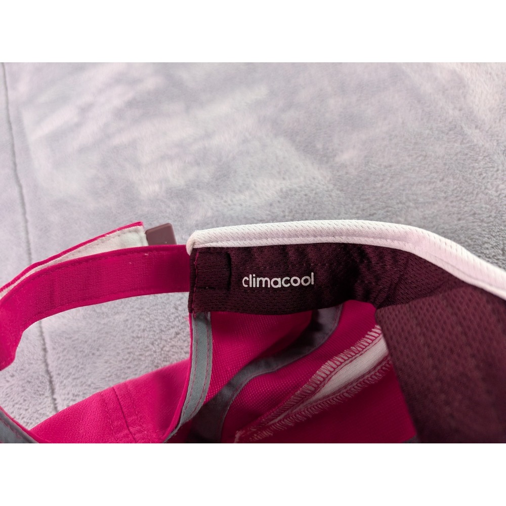 Adidas Adizero Climacool Womens Running Hat Pink White Adjustable Cap C118 - Picture 7 of 8